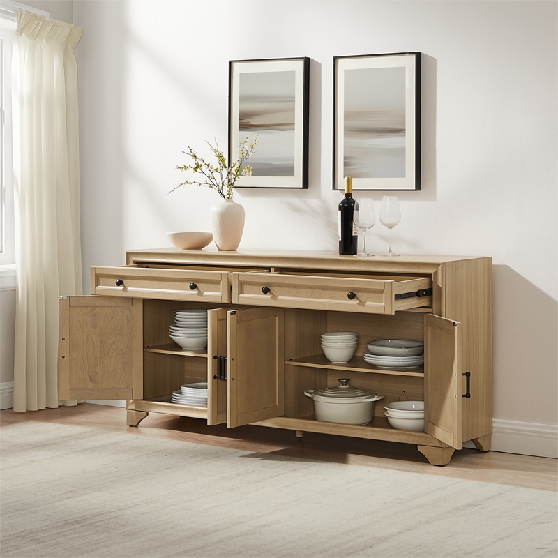 Crosley Tara Sideboard in Natural