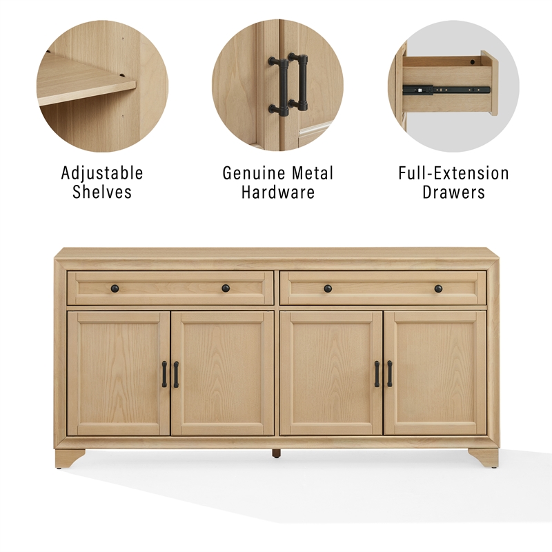 Crosley Tara Sideboard in Natural
