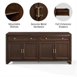 Crosley Tara Sideboard in Brown