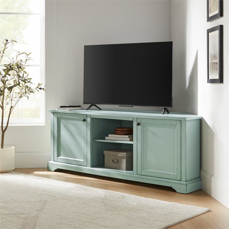 Crosley Holbrook Corner TV Stand For Up to 65
