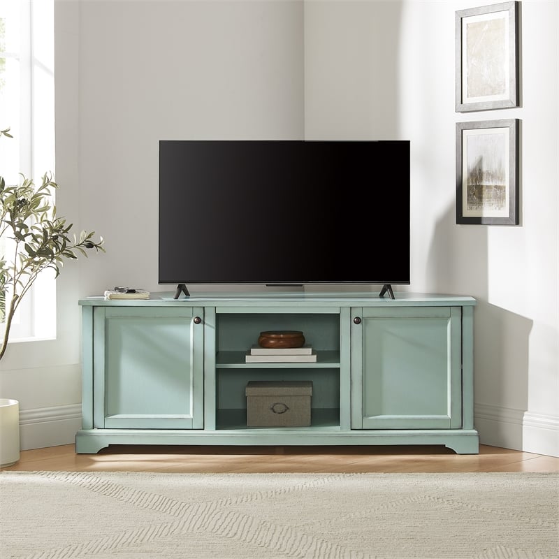 Crosley Holbrook Corner TV Stand For Up to 65