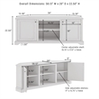 Crosley Holbrook Corner TV Stand For Up to 65