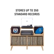 Crosley Asheville Large Record Player Stand With Vinyl Storage in Natural