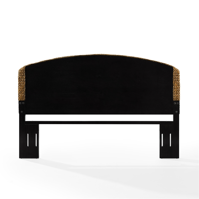 Crosley Edgewater Curved Queen Headboard in Seagrass