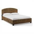 Crosley Edgewater Square Queen Bed in Seagrass