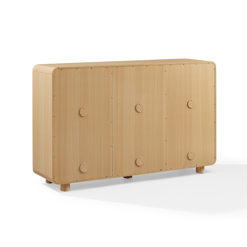 Crosley Furniture Zoe 6 Cube Record Player Stand with Vinyl Storage in Ash