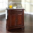 Crosley Furniture LaFayette Wood Portable Kitchen Island in Mahogany
