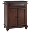 Crosley Furniture Cambridge Wood Portable Kitchen Island in Mahogany