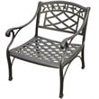 Crosley Furniture Sedona Aluminum Patio Club Chair in Charcoal Black Crosley Furniture Sedona Aluminum Patio Club Chair in Charcoal Black