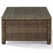 Crosley Furniture Bradenton 5 PC Fabric Patio Sectional Set in Weathered Sand