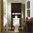 Crosley Furniture Lydia Wood Contemporary Spacesaver in Espresso