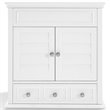 Crosley Furniture Lydia Wood Medicine Cabinet in White/Chrome