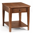 Casual Choice Solid Wood End Table in Walnut Finish