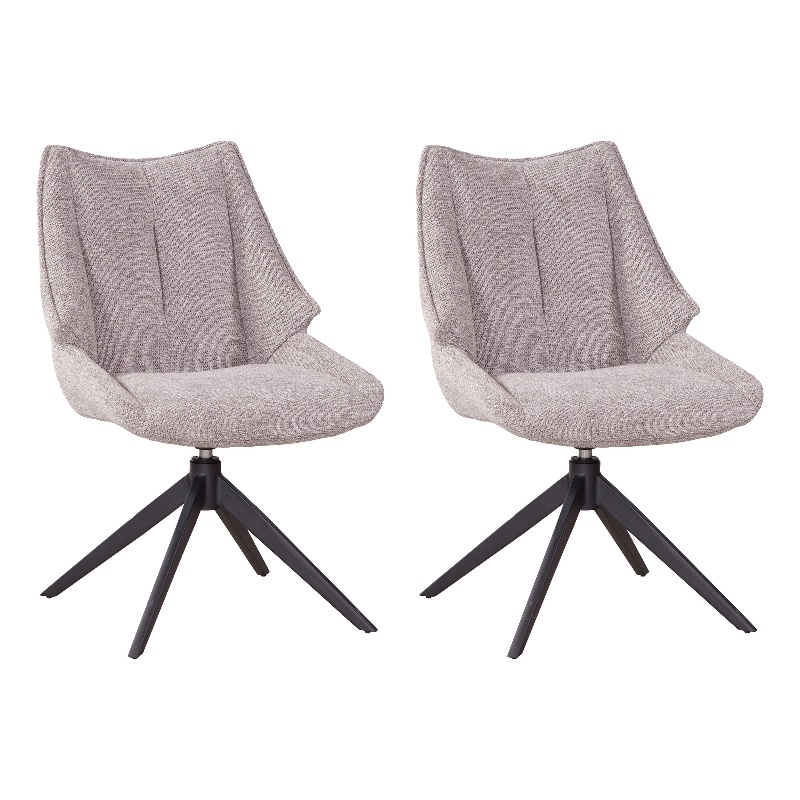 Taurus Upholstered Casual Dining Side Chair (Set of 2)