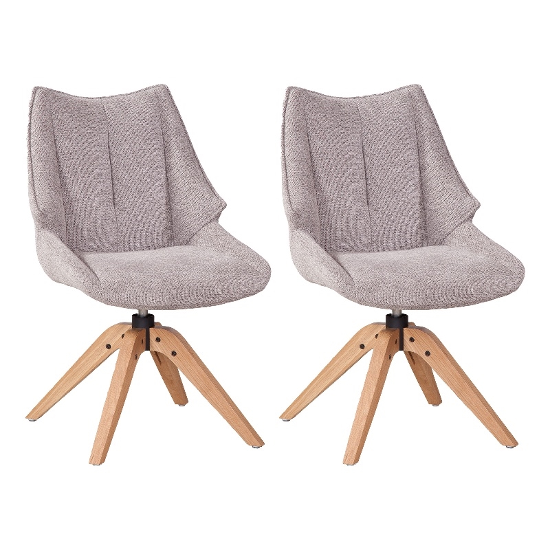 Taurus Upholstered Casual Dining Side Chair (Set of 2)