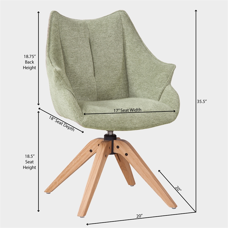 Taurus Upholstered Casual Dining Arm Chair(Set of 2)