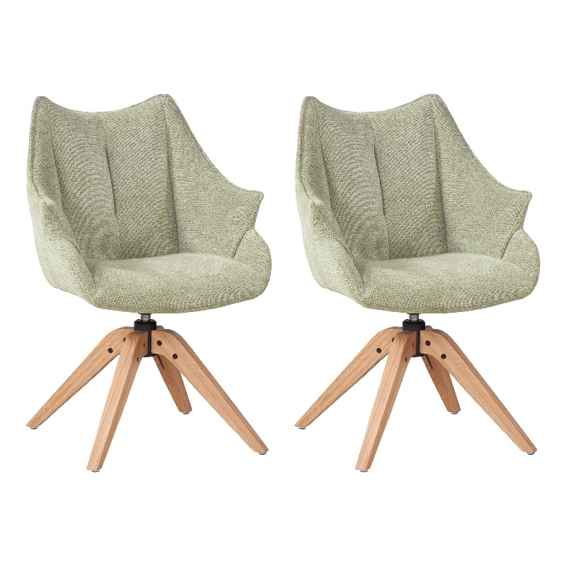 Taurus Upholstered Casual Dining Arm Chair(Set of 2)