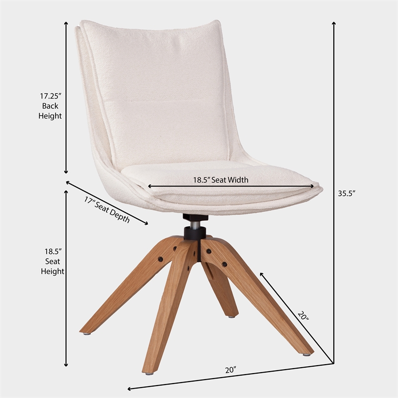 Cassiopeia Upholstered Casual Dining Side Chair(Set of 2)