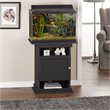 Altra Furniture Flipper Aquarium Stand in Black Oak