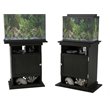 Altra Furniture Flipper Aquarium Stand in Black Oak
