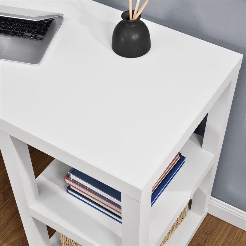 Altra Furniture Parsons Deluxe Writing Desk in White