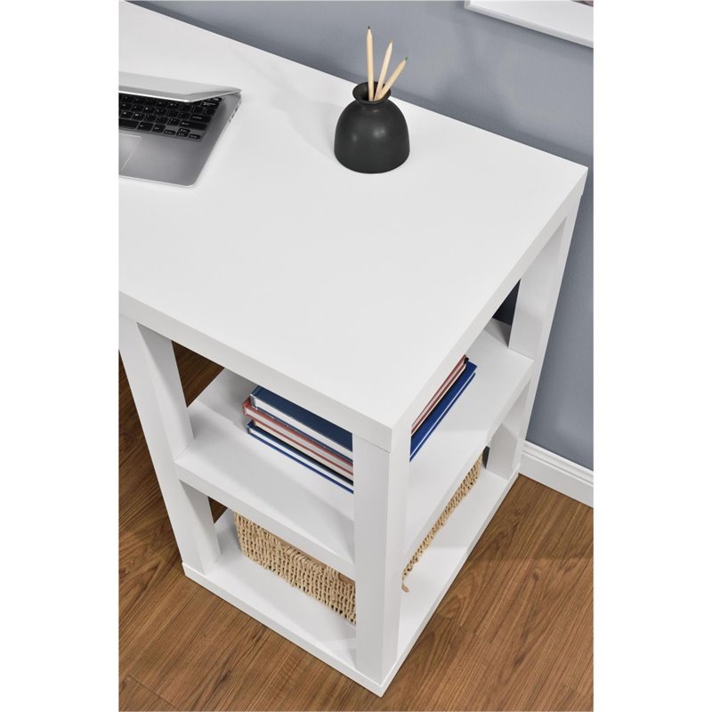 Altra Furniture Parsons Deluxe Writing Desk in White
