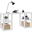 Altra Furniture Parsons Deluxe Writing Desk in White