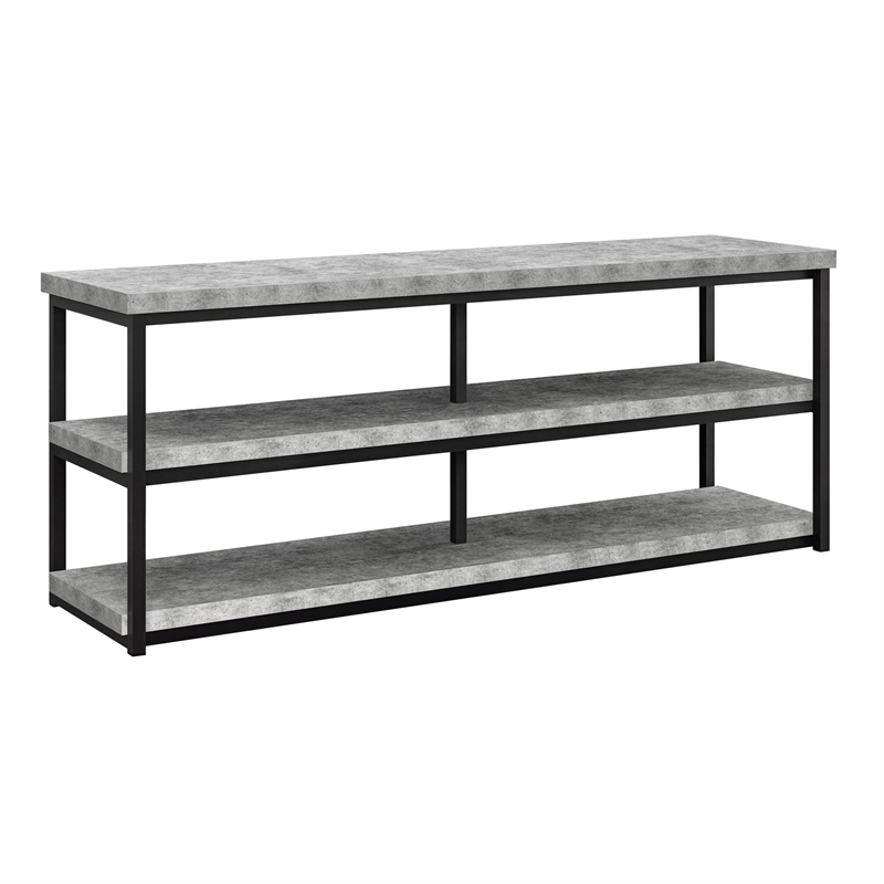 Ameriwood Home Ashlar TV Stand in Concrete Gray