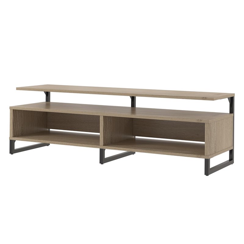 Ameriwood Home Whitby TV Stand 65 Inch in Golden Oak