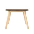 Ameriwood AX1 Commercial-Grade Square Meeting Table in Walnut