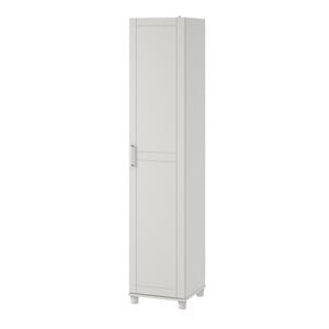 SystemBuild Callahan 16 Inch Utility Storage Cabinet in White