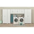 SystemBuild Callahan 24 Inch Utility Storage Cabinet in White