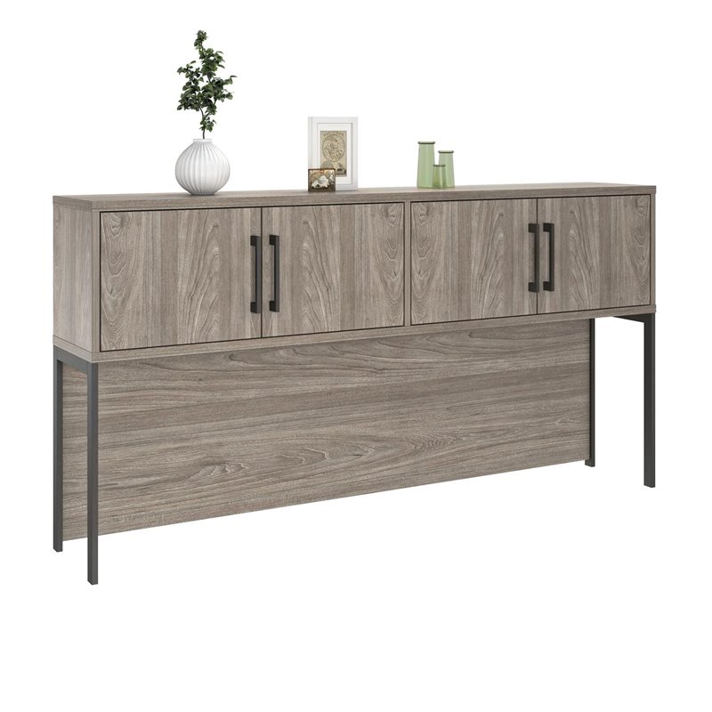 Ameriwood Parkside Hutch in Light Brown Oak
