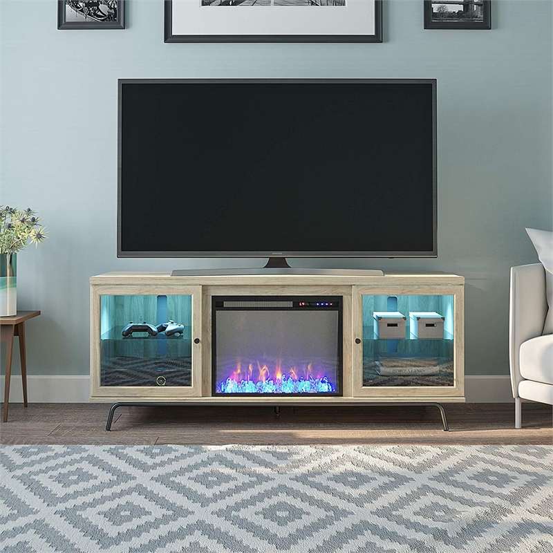 Ameriwood Home 6873847COM Sydney View Fireplace 70