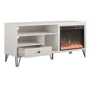 Ameriwood Home Owen Fireplace TV Stand up to 65&quot in White