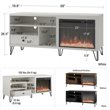 Ameriwood Home Owen Fireplace TV Stand up to 65