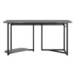 NTense Quest Gaming Desk with CPU Stand in Gray