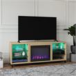 Ameriwood Home Lumina Deluxe Fireplace TV Stand for TVs up to 70