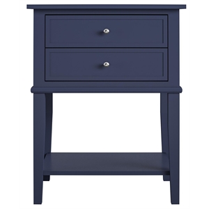 Ameriwood Home Traditional Engineered Wood Franklin Accent Tables in Navy