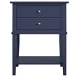 Ameriwood Home Traditional Engineered Wood Franklin Accent Tables in Navy