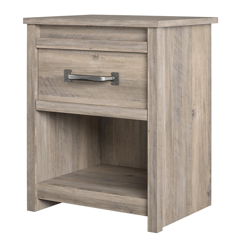 Ameriwood Home Bassinger Nightstand in Gray Oak