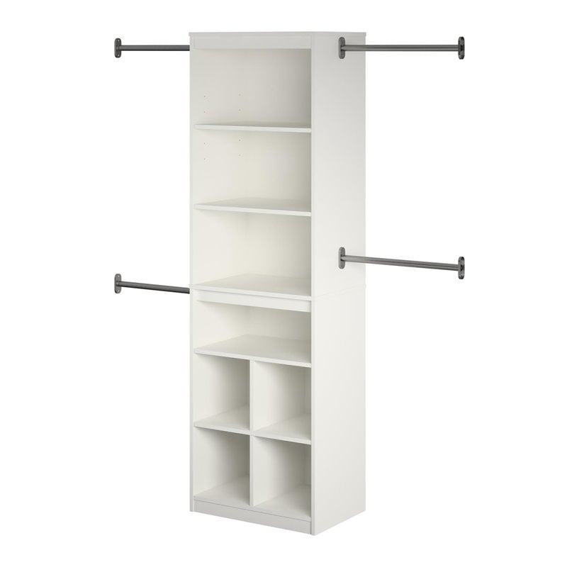 SystemBuild Rochon Closet Storage System in White
