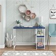 Ameriwood Home Vivian Desk with Reversible Shelves in Navy