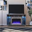 Ameriwood Home Lumina Fireplace TV Stand for TVs up to 48