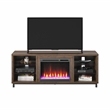 Ameriwood Home Lumina Deluxe Fireplace TV Stand for TVs up to 70