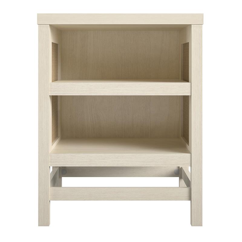 Ameriwood Home Lennon Laminated Engineered Wood End Table in Ivory Oak