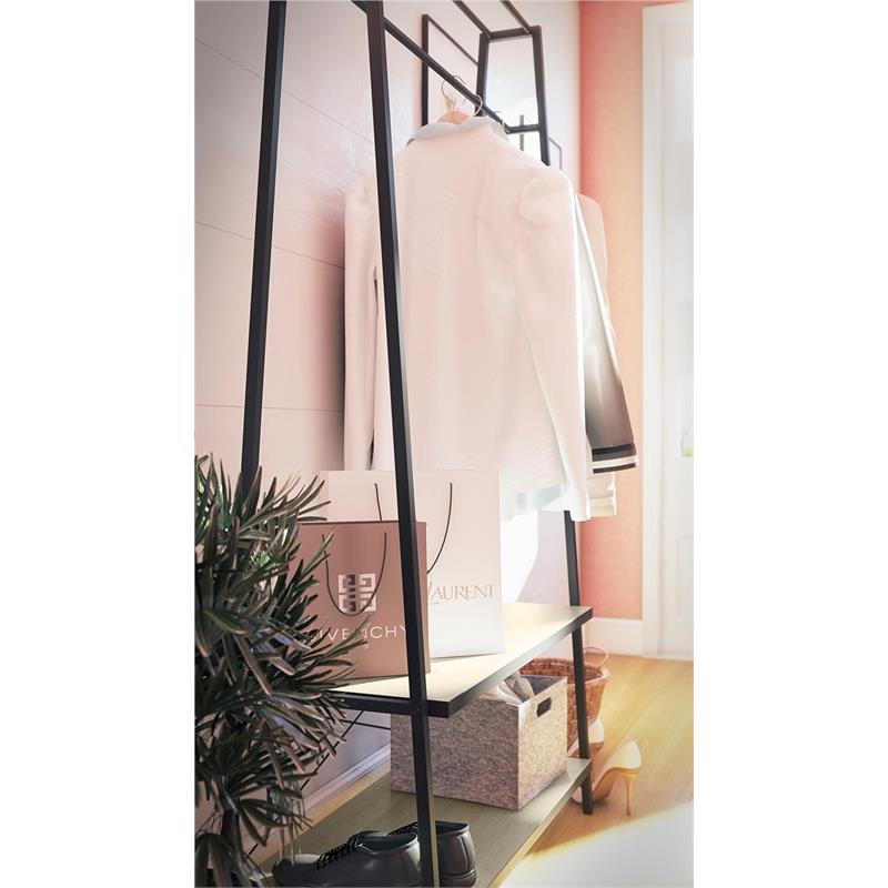 Ameriwood Home Drexel Closet Storage Rack in Pale Oak
