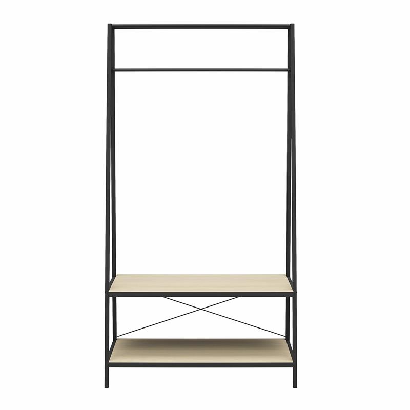 Ameriwood Home Drexel Closet Storage Rack in Pale Oak