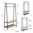 Ameriwood Home Drexel Closet Storage Rack in Pale Oak