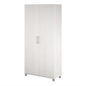 Systembuild Evolution Camberly 36&quot Utility Storage Cabinet in Ivory Oak